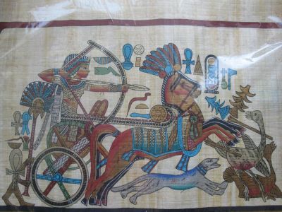 Лот: 5503060. Фото: 1. Папирусы из Египта оригинал, размер... Картины, гравюры