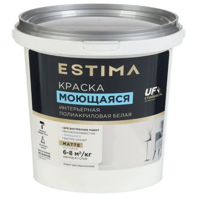 Лот: 25041651. Фото: 1. Краска водно-дисперсионная, Estima... Краски, лаки, растворитель