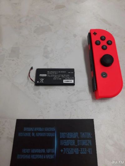 Лот: 18234676. Фото: 1. АКБ батарея для джойконов Joycon... Аксессуары для игровых приставок, консолей, геймпады