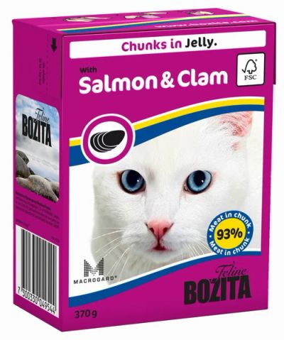 Лот: 4929864. Фото: 1. Bozita Feline Salmon & Clam, мясные... Корма