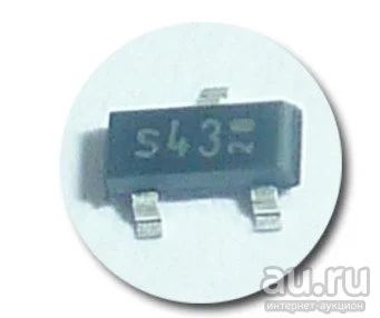 Лот: 9799645. Фото: 1. Диод Шотки BAS40CW или аналог... Диоды и тиристоры