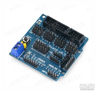 Лот: 17973934. Фото: 1. Sensor Shield V5.0, Плата расширения... Микроконтроллеры