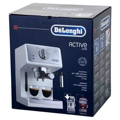 Лот: 17090391. Фото: 1. Кофеварка рожковая DeLonghi ECP33... Чайники, кофемашины, кулеры