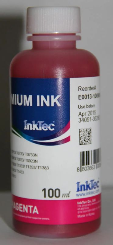 Лот: 4282166. Фото: 1. Чернила InkTec E0013-100MM Цвет... Картриджи, расходные материалы