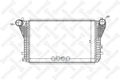 Лот: 21891123. Фото: 1. 10-40221-Sx_интеркулер! Audi A3... Другое (автозапчасти)