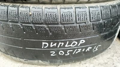 Лот: 16314627. Фото: 1. 205/70 R15 Dunlop одно. . Шины