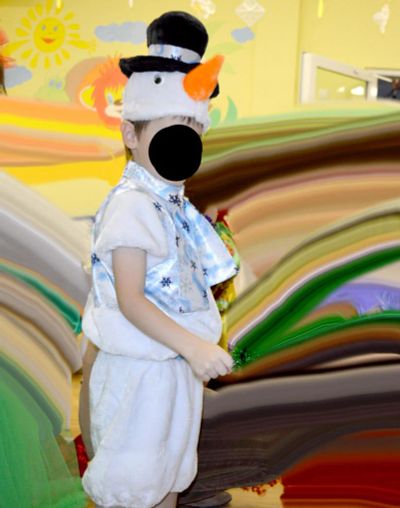 Лот: 10774135. Фото: 1. Костюм Снеговика 4-6 лет. Детские карнавальные, праздничные костюмы