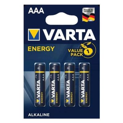 Лот: 21515164. Фото: 1. Батарейка AAA Varta Energy LR03... Батарейки, аккумуляторы, элементы питания