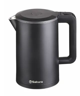 Лот: 20733792. Фото: 1. Чайник 1,7л. Sakura SA-2174BK... Чайники, кофемашины, кулеры