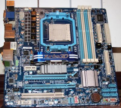 Лот: 8388703. Фото: 1. gigabyte ga-880gma-ud2h. Материнские платы