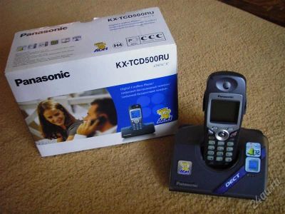 Лот: 1224058. Фото: 1. телефон панасоник дект с определителем... DECT и радиотелефоны