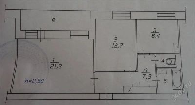 Лот: 2047814. Фото: 1. Продам 2-Х комнатную квартиру. Квартиры, студии