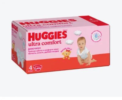 Лот: 25553633. Фото: 1. Подгузники Huggies Ultra Comfort... Детская гигиена