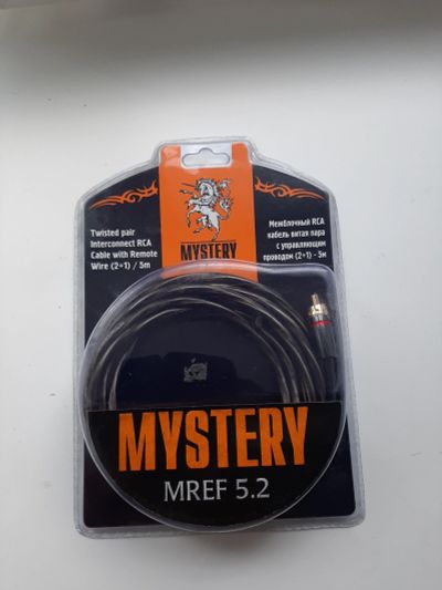 Лот: 16081397. Фото: 1. Кабель 2 rca Mystery. Акустика автомобильная