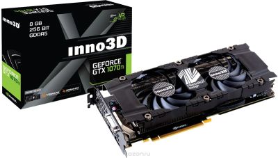 Лот: 11004070. Фото: 1. Видеокарта INNO3D GeForce GTX... Видеокарты