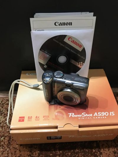 Лот: 6823769. Фото: 1. фотоаппарат Canon PowerShot A590IS. Цифровые компактные