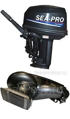 Лот: 18845570. Фото: 1. Лодочный мотор 2-х тактный Sea-Pro... Лодочные моторы