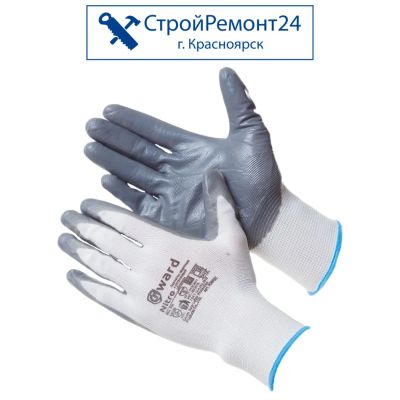 Лот: 25130427. Фото: 1. Перчатки нейлоновые Gward Nitro... Защитные очки, каски, перчатки
