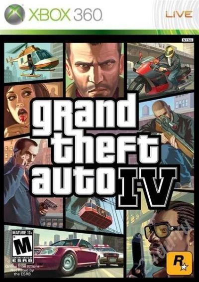Лот: 711118. Фото: 1. Grand theft auto 4 (xbox 360... Игры для консолей