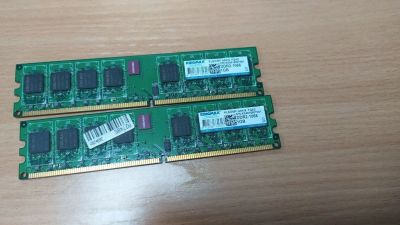 Лот: 16505357. Фото: 1. Память оперативная DDR2 2gb (2x... Оперативная память