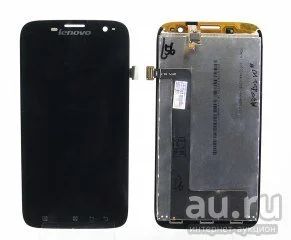 Лот: 9192914. Фото: 1. Дисплей Lenovo A859 в сборе с... Дисплеи, дисплейные модули, тачскрины