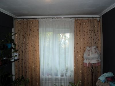 Лот: 16230207. Фото: 1. Комплект штор (портьеры+тюль... Шторы, тюль