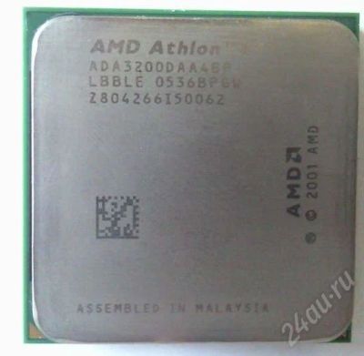 Лот: 673590. Фото: 1. Процессор AMD Athlon 64 3200... Процессоры