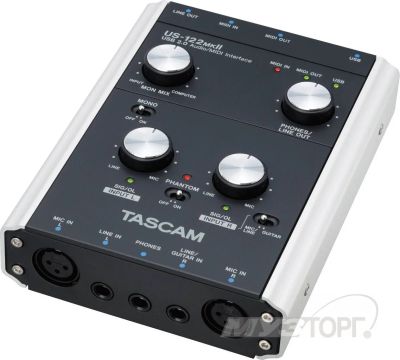 Лот: 4169180. Фото: 1. Звуковая карта tascam us-122MKII. Микшеры, предусилители, микрофонные эффекты