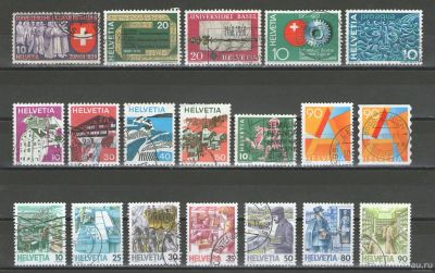 Лот: 16151061. Фото: 1. Лот марок Швейцарии с 1939 года... Марки
