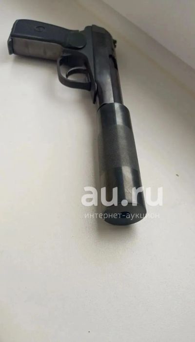 Лот: 20518455. Фото: 1. пистолет макарова с глушителем... Сигнальное и охолощенное (СХП) оружие