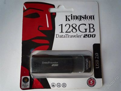 Лот: 1062269. Фото: 1. Kingston DataTraveler 200 128GB... USB-флеш карты