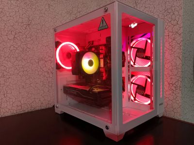 Лот: 20598988. Фото: 1. Игровой ПК Ryzen 5 2600X/RX 570... Компьютеры в сборе