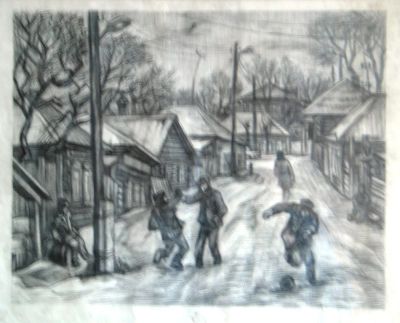Лот: 4547916. Фото: 1. В.А.Песегов."Качинские улочки... Рисунки, эскизы