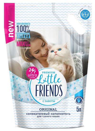 Лот: 24836884. Фото: 1. Little Friends Original наполнитель... Миски, лотки, наполнители