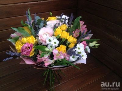 Лот: 7548510. Фото: 1. Цветы . Букет от Цветограда... Свежие цветы