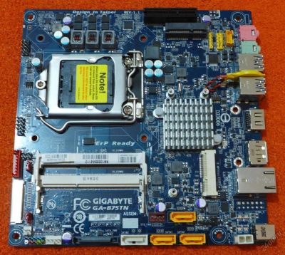 Лот: 5948002. Фото: 1. системная плата Gigabyte GA-B75TN... Материнские платы