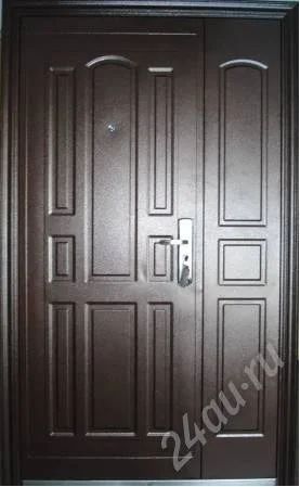 Лот: 297149. Фото: 1. Дверь двухстворчатая. Железная... Фурнитура, комплектующие
