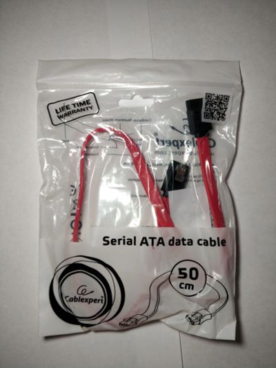 Лот: 14287683. Фото: 1. Кабель данных Cablexpert SATA... Шлейфы, кабели, переходники