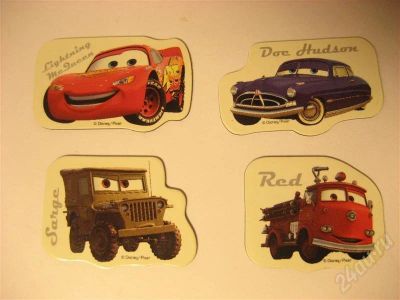 Лот: 598813. Фото: 1. Disney, Тачки (магниты). Игрушки