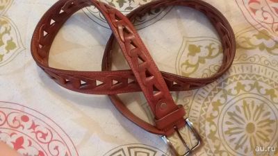 Лот: 9093399. Фото: 1. Мужской кожаный ремень. Ремни, пояса