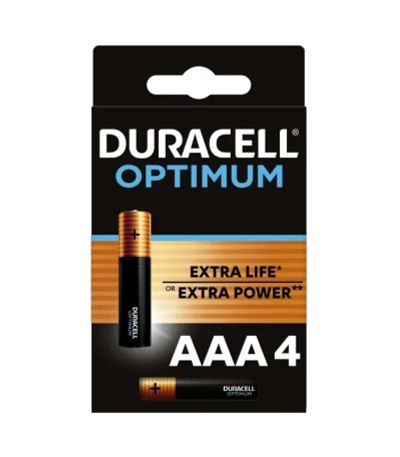 Лот: 20009553. Фото: 1. Батарейка AAA(LR03) Duracell Optimum... Батарейки, аккумуляторы, элементы питания