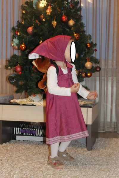 Лот: 8300492. Фото: 1. Новогодний костюм Машеньки на... Детские карнавальные, праздничные костюмы