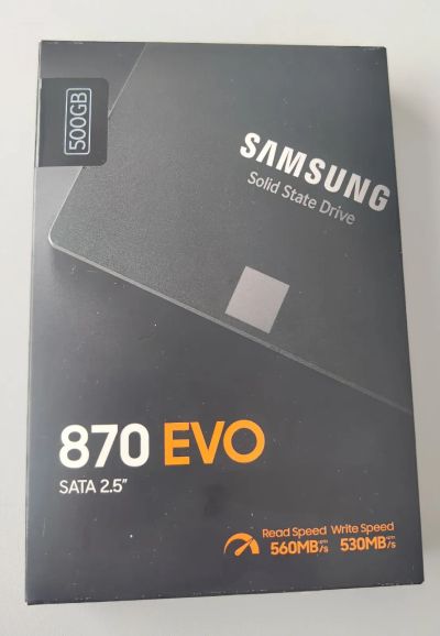 Лот: 20742222. Фото: 1. SSD Samsung 870 EVO 500GB. SSD-накопители