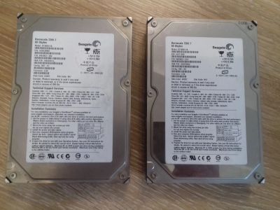 Лот: 12130175. Фото: 1. Жесткий диск Seagate 80gb 2 штуки. Жёсткие диски (HDD)