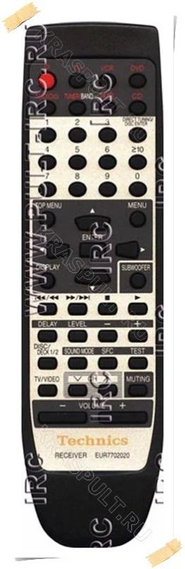 Лот: 16105454. Фото: 1. Пульт TECHNICS EUR7702020. Пульты ДУ