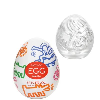 Лот: 24254528. Фото: 1. Мастурбатор Tenga Egg Keith Haring... Игрушки