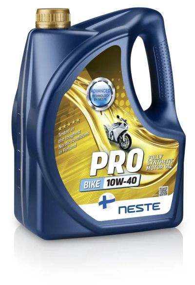 Лот: 9443343. Фото: 1. Моторное масло NESTE PRO BIKE10W-40... Масла, жидкости