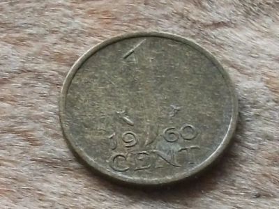 Лот: 11572324. Фото: 1. Монета 1 цент один Нидерланды... Европа