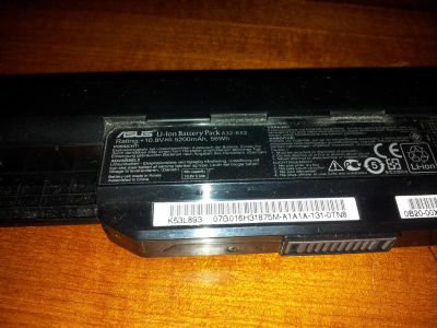 Лот: 6406082. Фото: 1. Аккумулятор для ноутбука ASUS... ИБП, аккумуляторы для ИБП