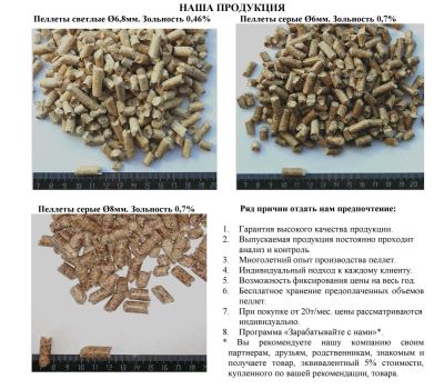 Лот: 10168694. Фото: 1. Пеллеты древесные гранулы купить... Другие (дрова, топливо)